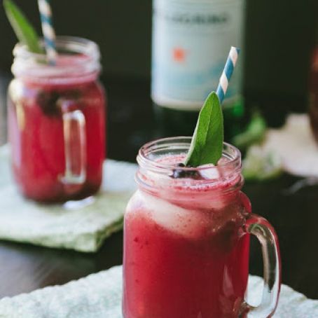 Blackberry & Sage Spritzers